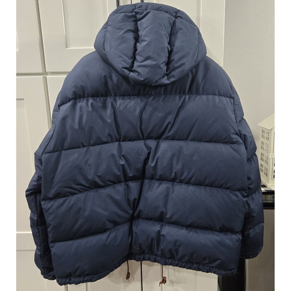 Polo Ralph Lauren Down Quilted Puffer Jacket Men's 2XL Blue Detachable Hood - Picture 2 of 12